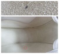 Mulberry Mini Iris Hobo Monochrome in White Heavy Grain