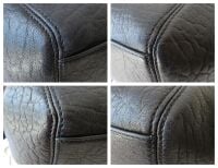 Mulberry Meadow Small Shoulder Bag in Black Natural Grain Leather