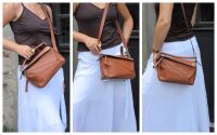 LOEWE Medium Classic Puzzle Bag in Tan Calfskin