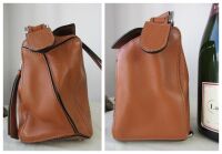 LOEWE Medium Classic Puzzle Bag in Tan Calfskin
