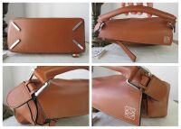 LOEWE Medium Classic Puzzle Bag in Tan Calfskin