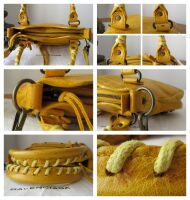 Balenciaga Sac Classique Mini First in Marigold Chevre