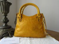 Balenciaga Sac Classique Mini First in Marigold Chevre
