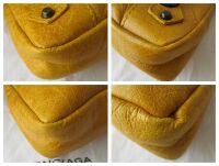 Balenciaga Sac Classique Mini First in Marigold Chevre