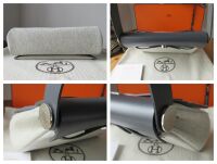 Herm&Atilde;&copy;s Herbag Zip Retourne 20 Mini in &Atilde;cru Ardoise Viking Toile / Black Vac