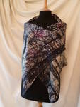 Mulberry Abstract Trees Multi Wrap / Scarf - SOLD