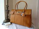 Mulberry Bayswater in Sycamore Grainy Patent - SOLD