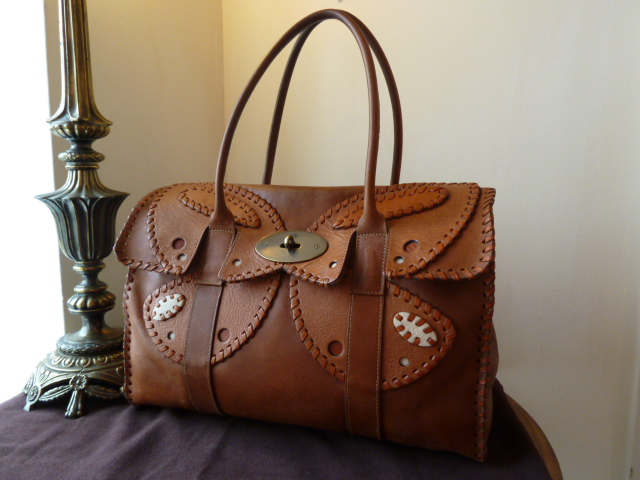 Mulberry Bayswater in Oak Tooled Darwin Leather