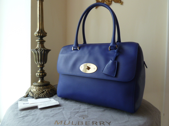 Mulberry Del Rey in Cosmic Blue Polished Calf - As New - SOLD