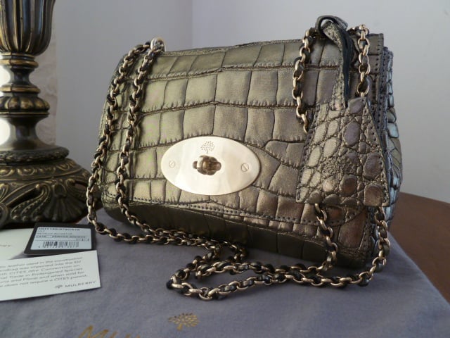 Mulberry Lily in Metallic Alligator Leather. RRP £7,000 - New