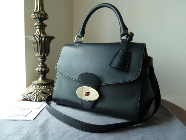 Mulberry Primrose in Black Polished Calf - SOLD