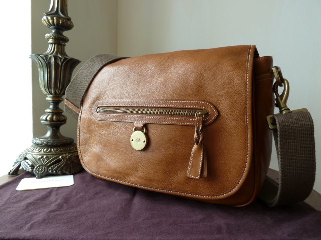 Mulberry Somerset Despatch Satchel in Oak Tumbled Leather - SOLD