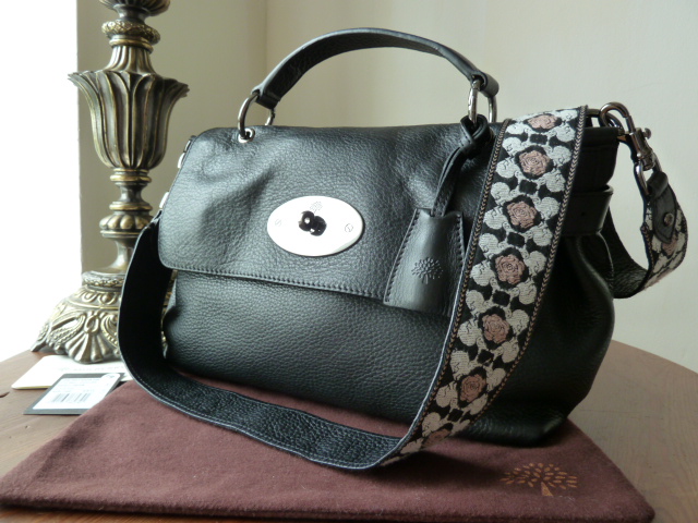 Mulberry Edie (Small Shoulder) in Black Heavy Grain Leather - SOLD