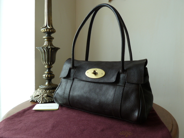 Mulberry East West Bayswater in Chocolate Natural Leather ref CS - SOLD