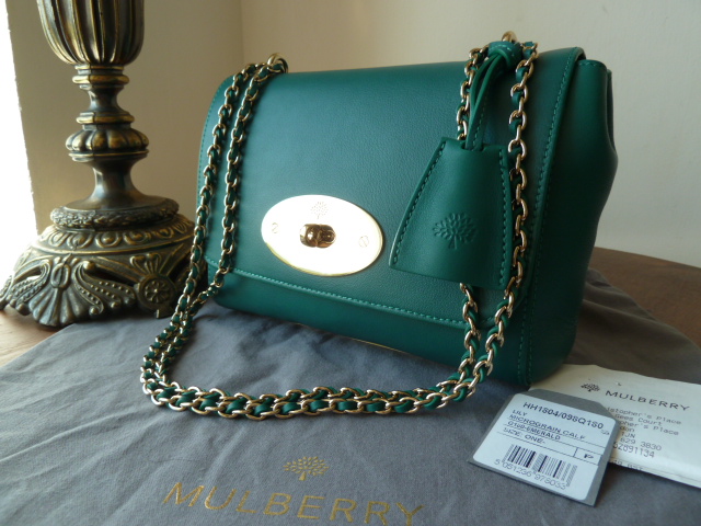 Mulberry Lily in Emerald Micrograin Calf Leather - SOLD