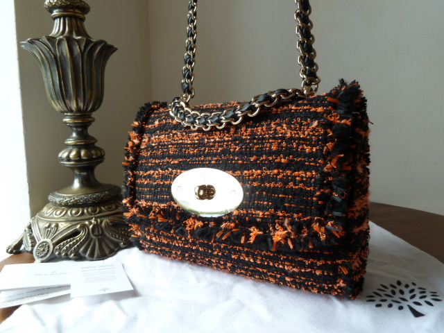 Mulberry Cecily in Flame Exotic Tweed  - SOLD