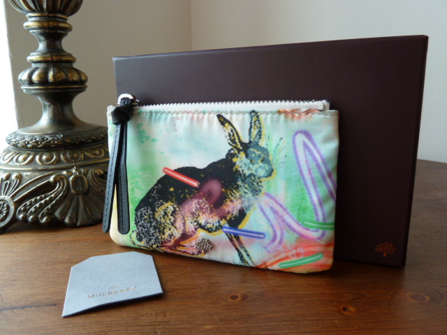 Mulberry Neon Woodland Small Zip Pouch - SOLD