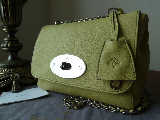 Mulberry Lily in Pistachio Glossy Goat Leather - SOLD