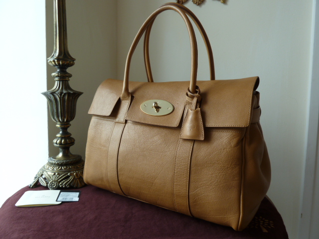 Mulberry Bayswater in Fudge Glossy Buffalo Leather  - SOLD