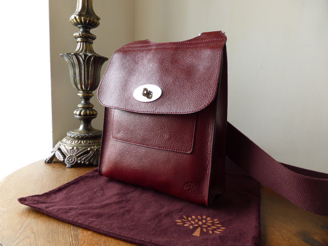 Mulberry Antony (regular) in Burgundy Natural Leather  - SOLD