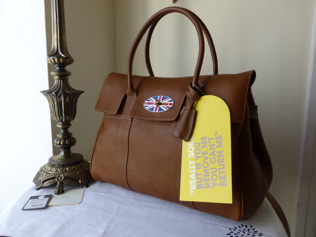 Mulberry Union Jack Bayswater in Oak Natural Leather - SOLD