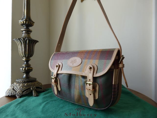 Mulberry Small Trout Satchel in Antcient Tartan 