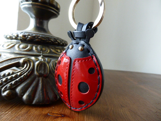 Mulberry Ladybird Keyring / Bag Charm - SOLD