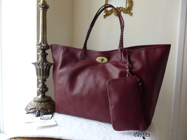 Mulberry Large Dorset Tote in Black Forest Soft Nappa Leather   - SOLD