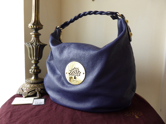 Mulberry Large Daria Hobo in Ink Soft Spongy Leather 