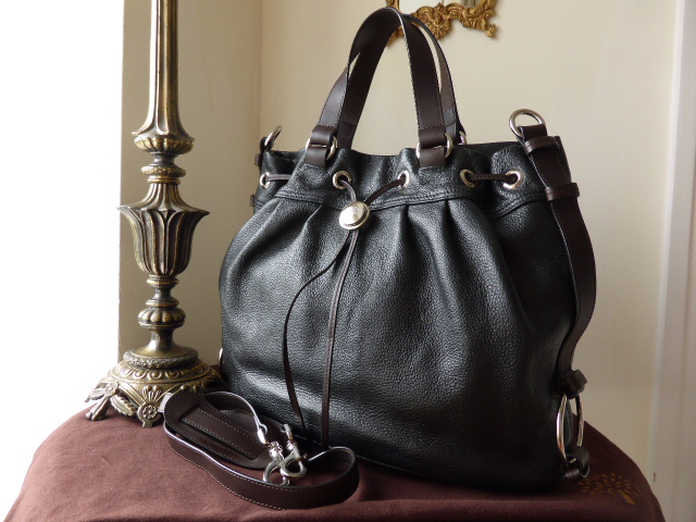 Mulberry Sofia Tote in Black Pebbled Leather - SOLD