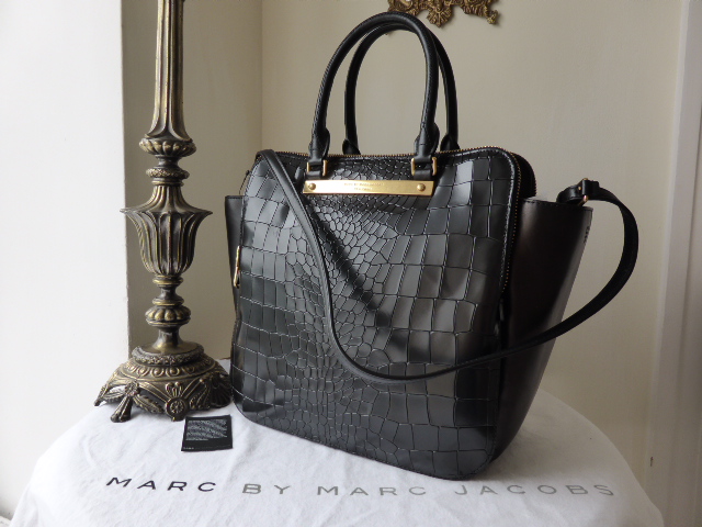 Marc by Marc Jacobs Bentley Goodbye Columbus Croc Tote - SOLD