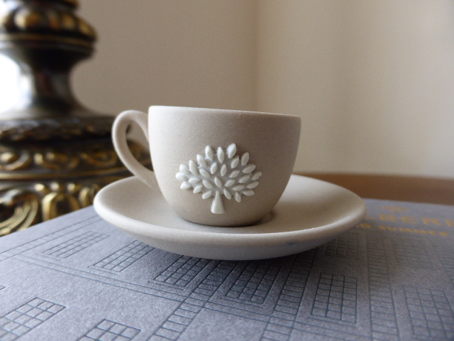 Mulberry Wedgewood Miniature Teacup - SOLD