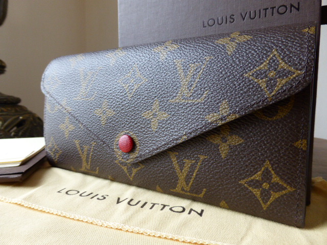 Louis Vuitton Rouge Monogram Canvas Envelope Josephine Wallet Louis Vuitton
