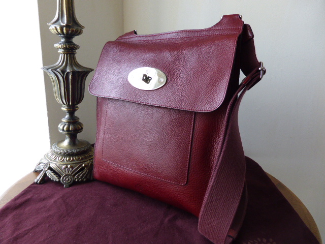 Mulberry Large Antony in Burgundy Rio Leather - SOLD