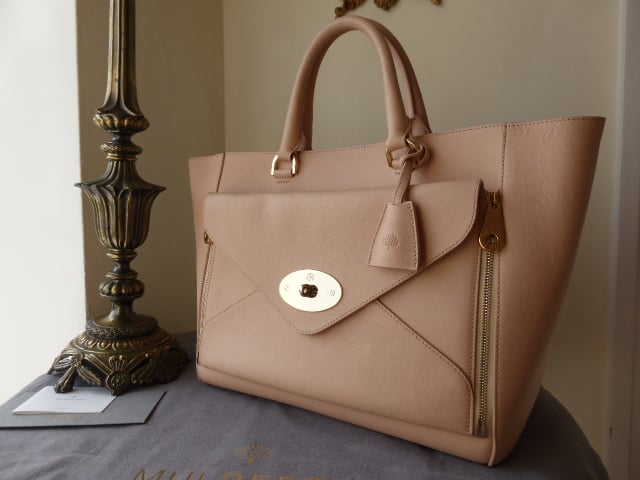 Mulberry Willow Tote in Nude Silky Classic Calf - As New*