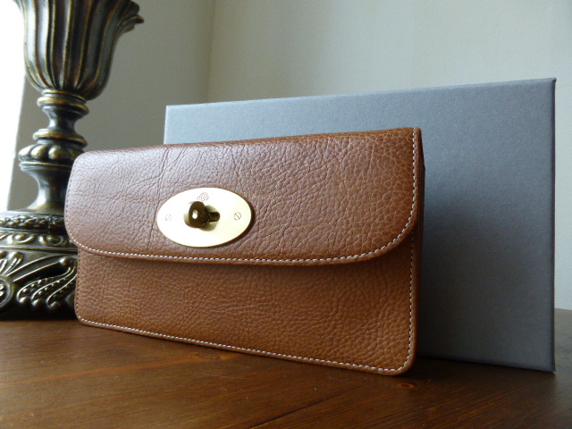 Mulberry Long Locked Purse in Oak Natural Leather - SOLD