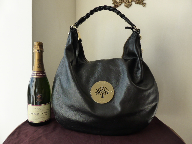 Mulberry Large Daria Hobo in Black Soft Spongy Leather - SOLD
