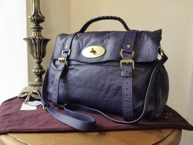 Mulberry Oversized Alexa in Ink Soft Buffalo  - SOLD