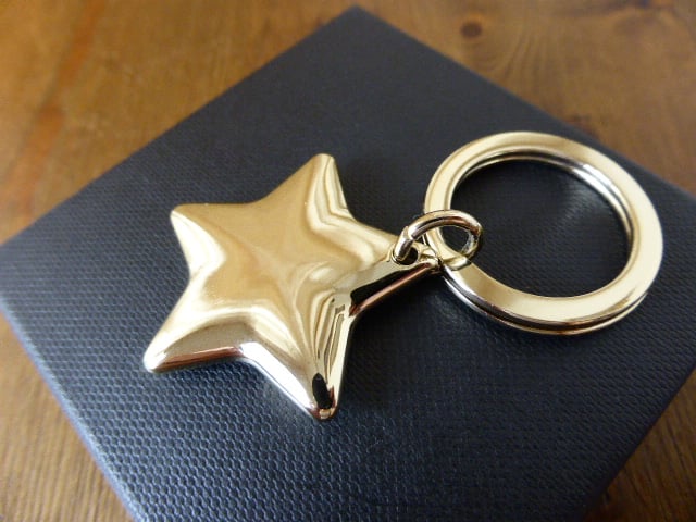 Mulberry Trout Keyring or Bag Charm in Conker