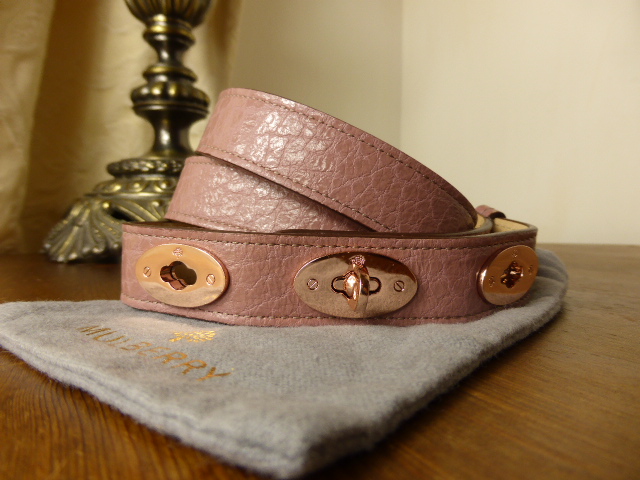 Mulberry Bayswater Bracelet in Heather Glossy Goat.