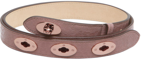 Mulberry Bryn Belt in Blush Shiny Grain Leather with Rose Gold Hardware -SOLD