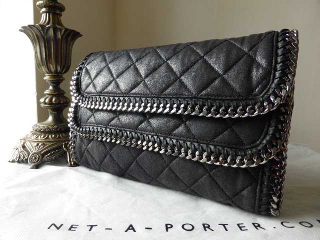 Stella McCartney Falabella Quilted Foldover Clutch - SOLD