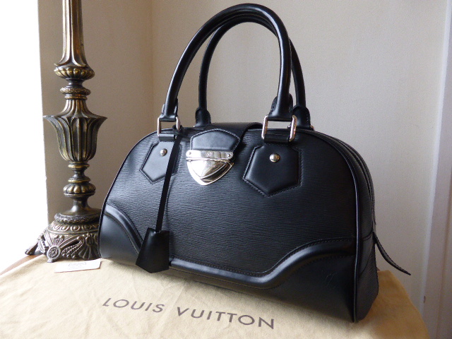 Louis Vuitton EPI Leather Bowling Montaigne GM Satchel