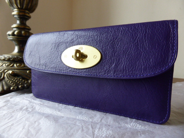 Mulberry Long Locked Purse in Grape  - SOLD