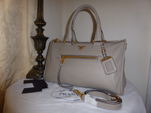 Prada Bauletto Vitello Daino Pomice BL0805 - New*