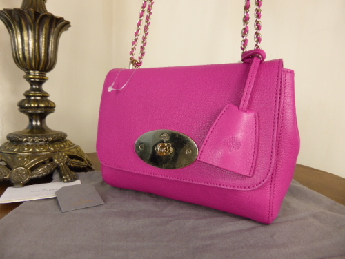 Mulberry Lily in Mulberry Pink Glossy Goat Leather - SOLD