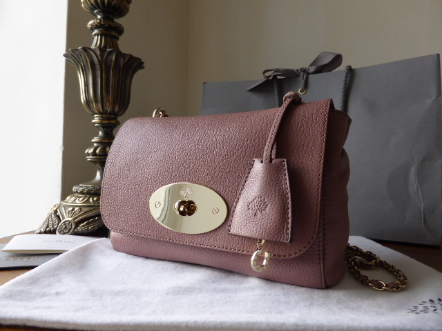 Mulberry Lily in Dark Blush Glossy Goat Leather - SOLD