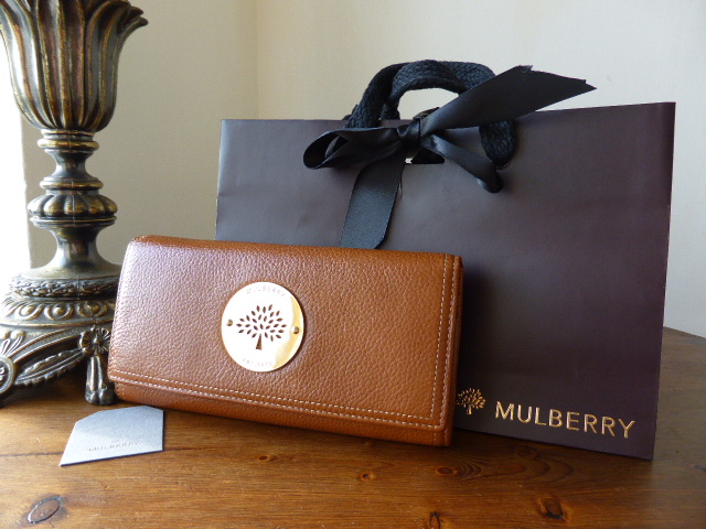 Mulberry Daria Continental Wallet in Oak Soft Spongy Leather - SOLD