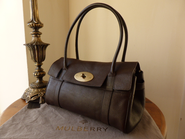 Mulberry East West Bayswater in Chocolate Natural Leather - SOLD