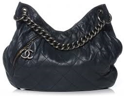 Chanel Coco Pleats Hobo Messenger in Black Calfskin - SOLD